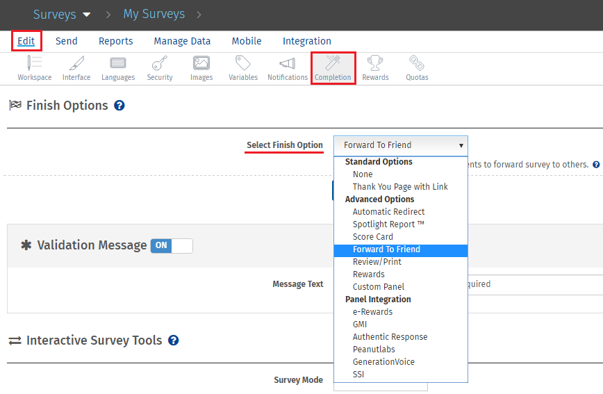 Survey Software Help Image